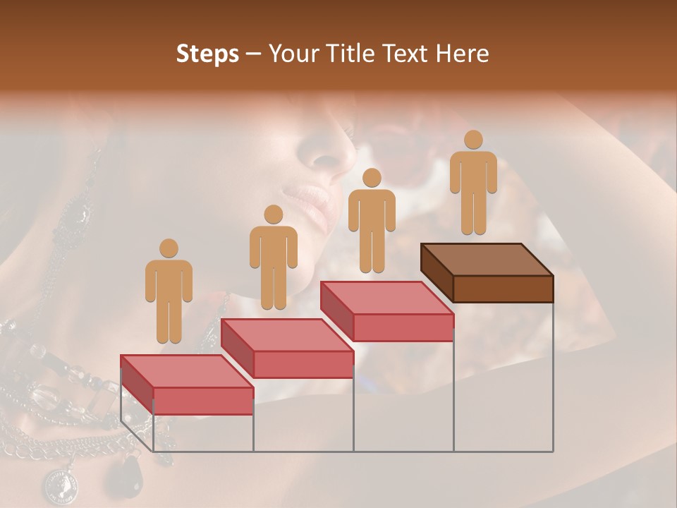 Glamour Earrings Romantic PowerPoint Template