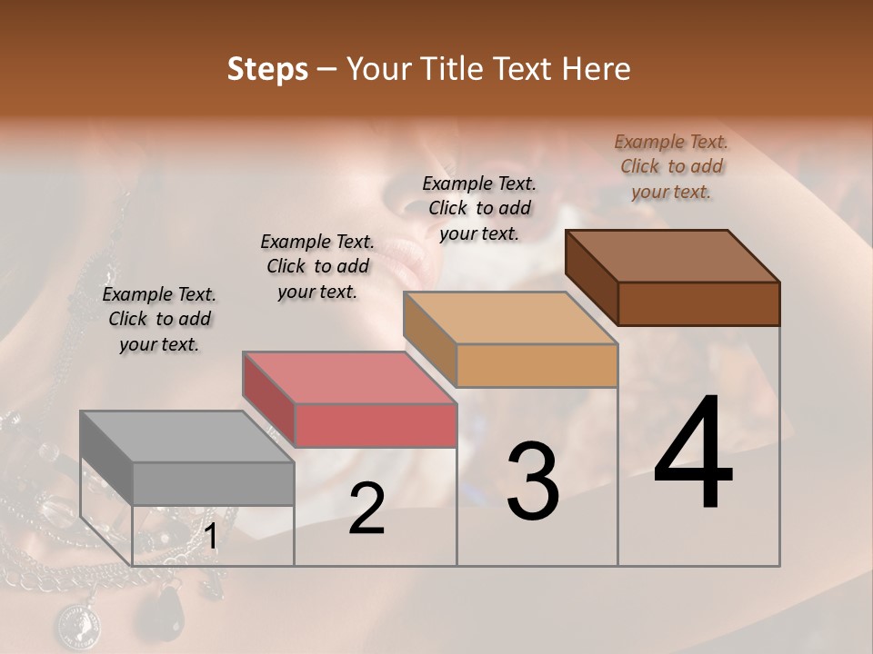 Glamour Earrings Romantic PowerPoint Template
