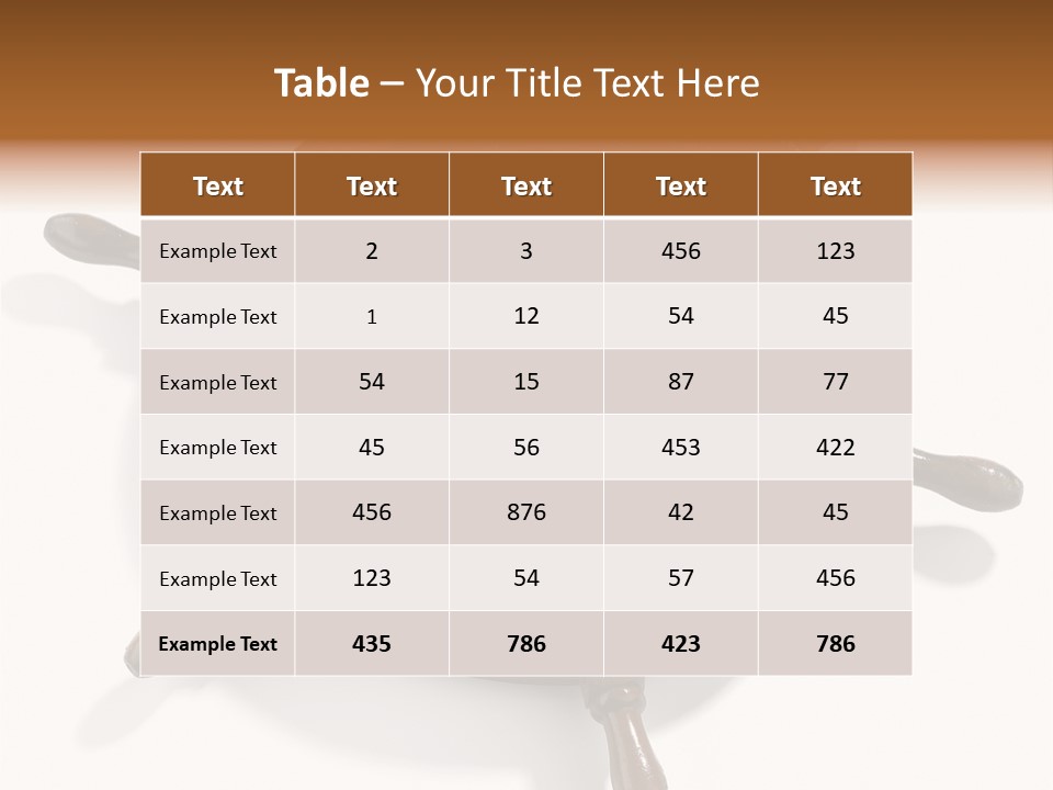 Wooden Steering Marine PowerPoint Template