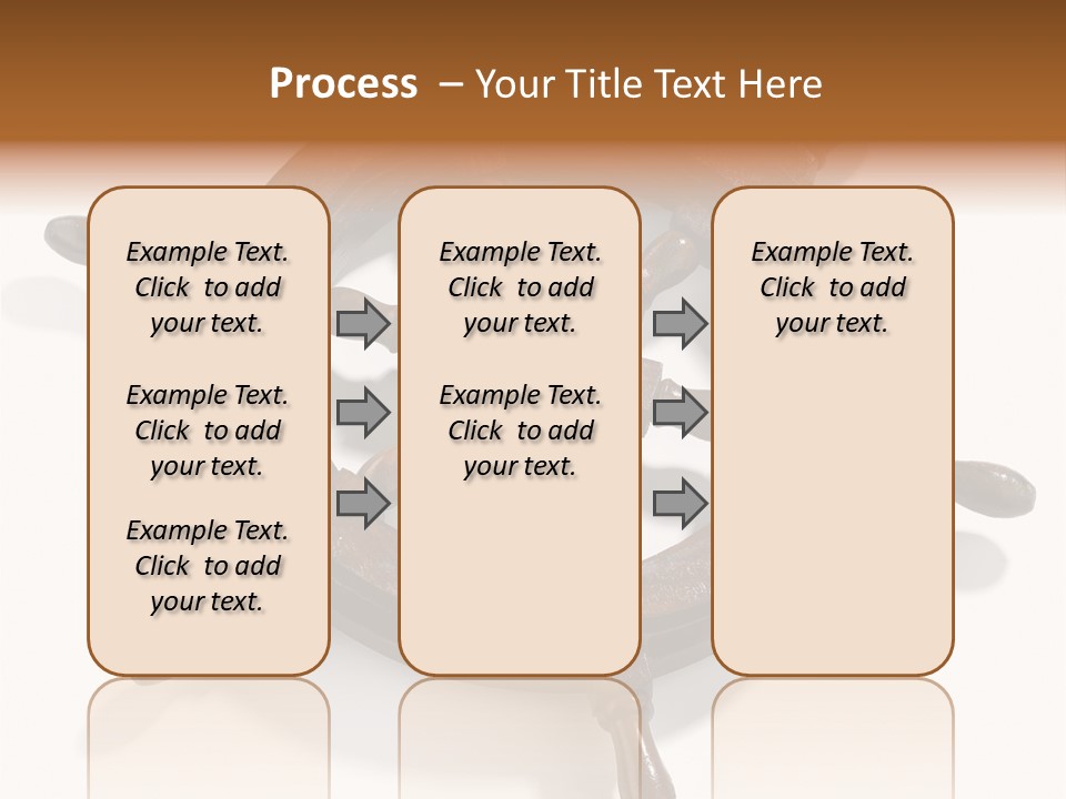 Wooden Steering Marine PowerPoint Template