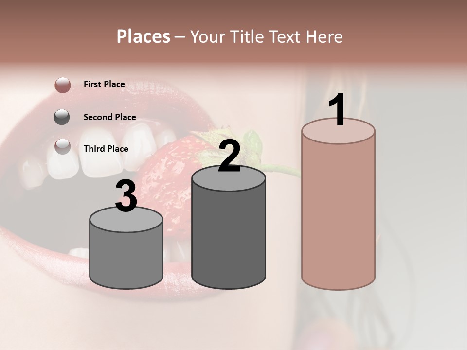 Eat Girl Food PowerPoint Template