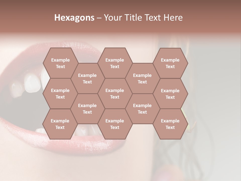 Eat Girl Food PowerPoint Template