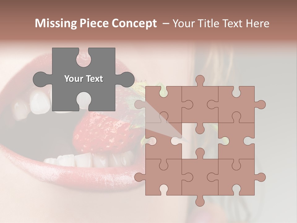 Eat Girl Food PowerPoint Template