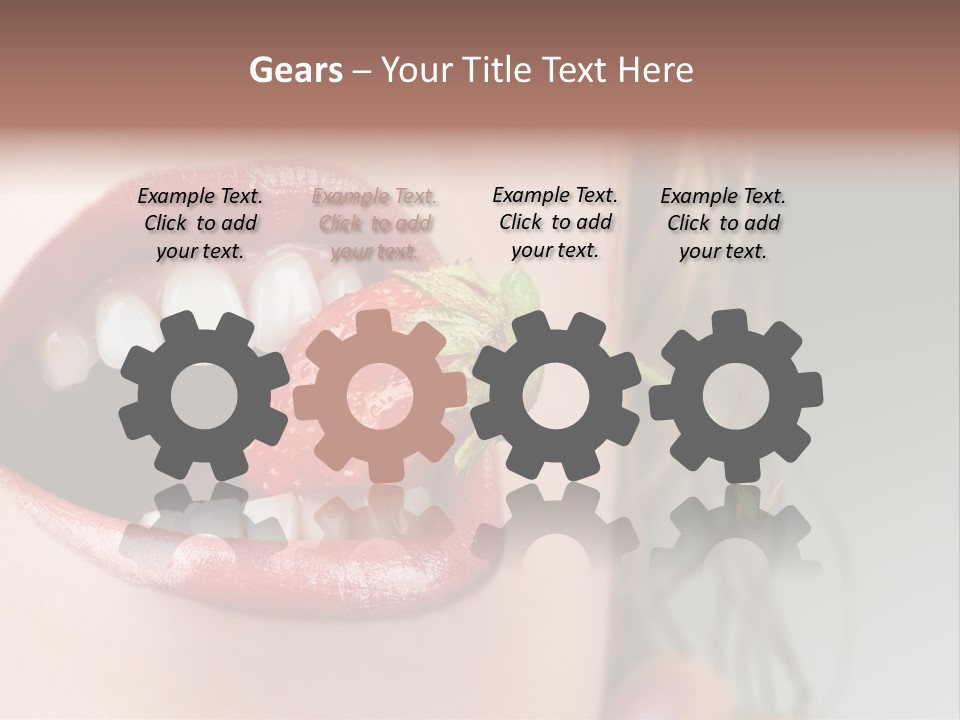 Eat Girl Food PowerPoint Template