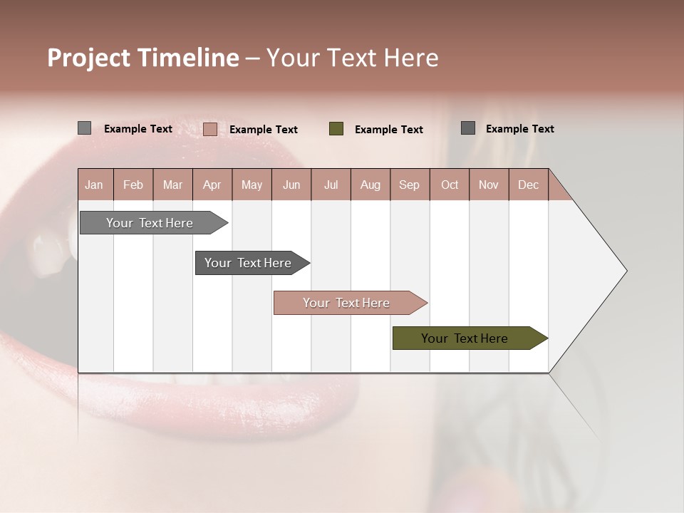 Eat Girl Food PowerPoint Template