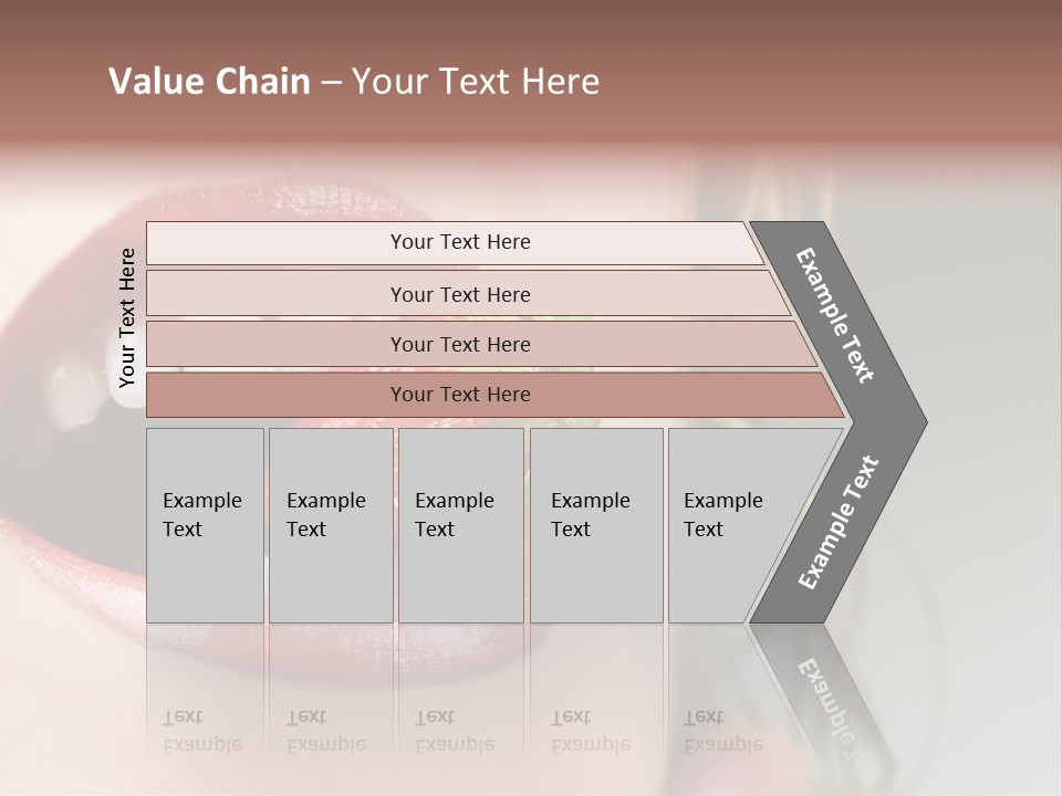 Eat Girl Food PowerPoint Template