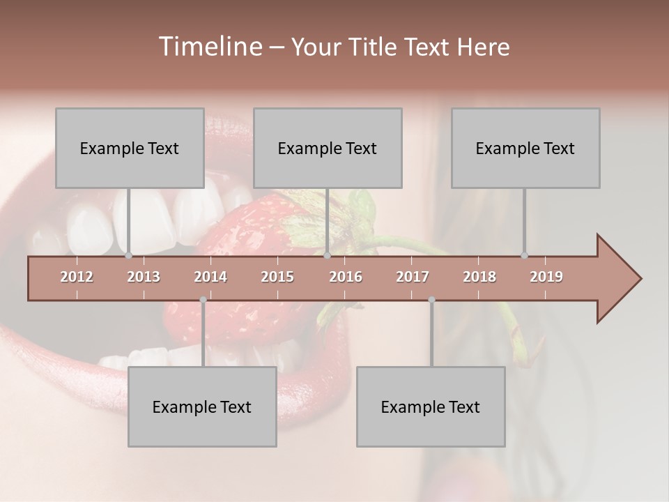 Eat Girl Food PowerPoint Template