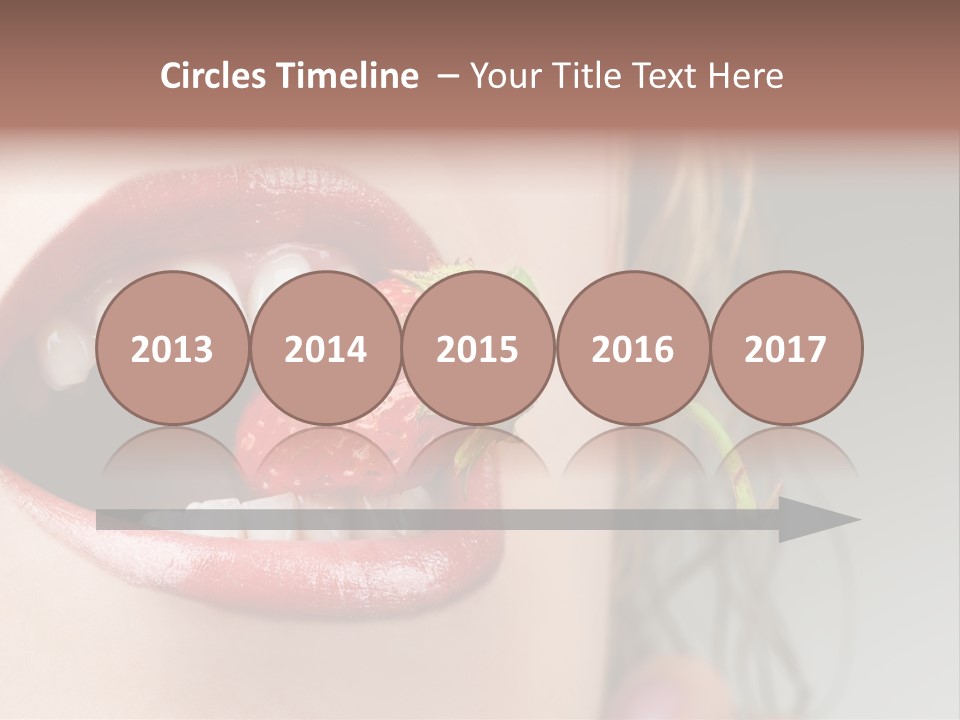 Eat Girl Food PowerPoint Template