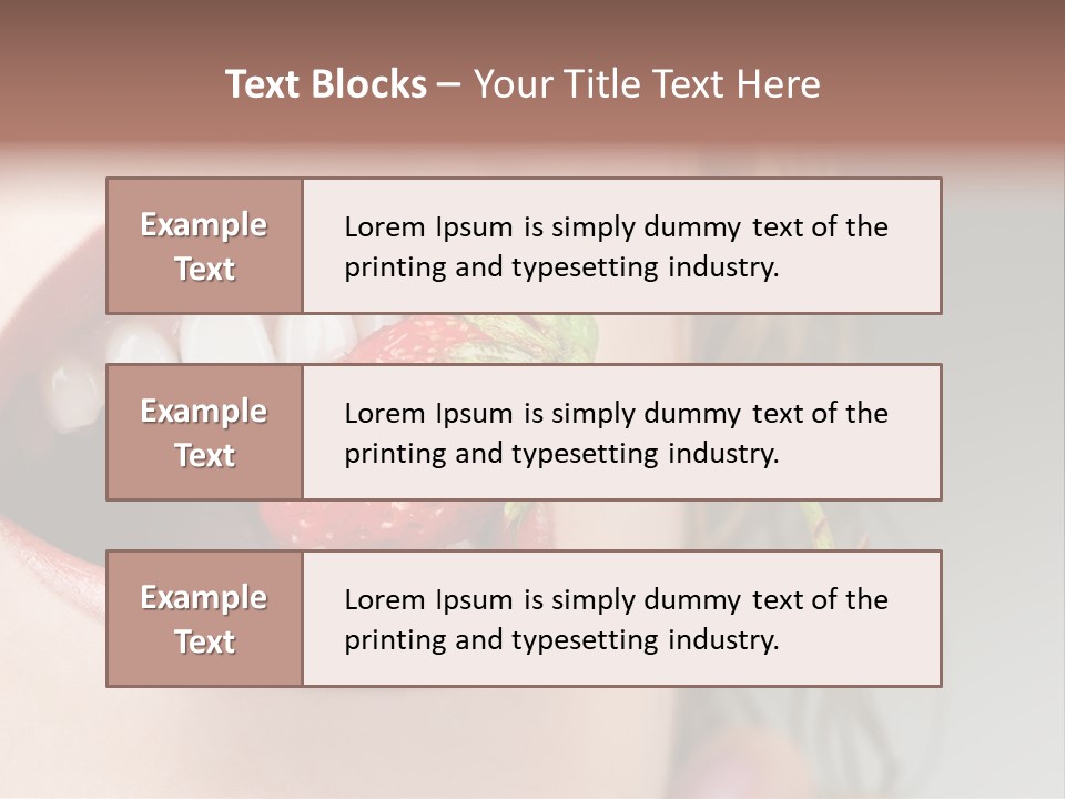 Eat Girl Food PowerPoint Template