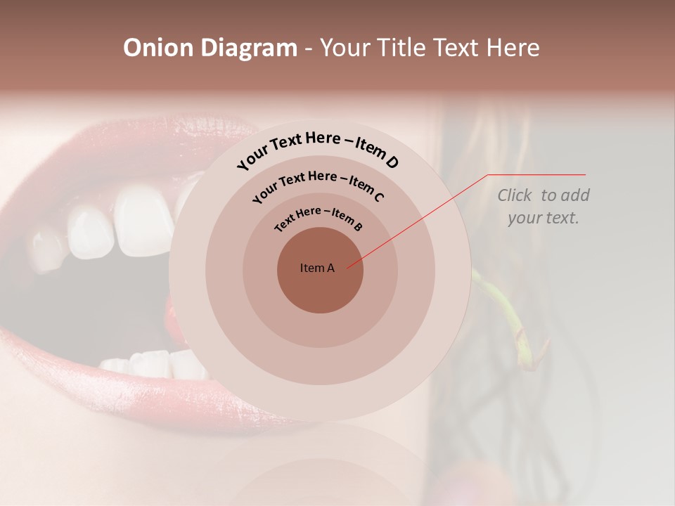 Eat Girl Food PowerPoint Template