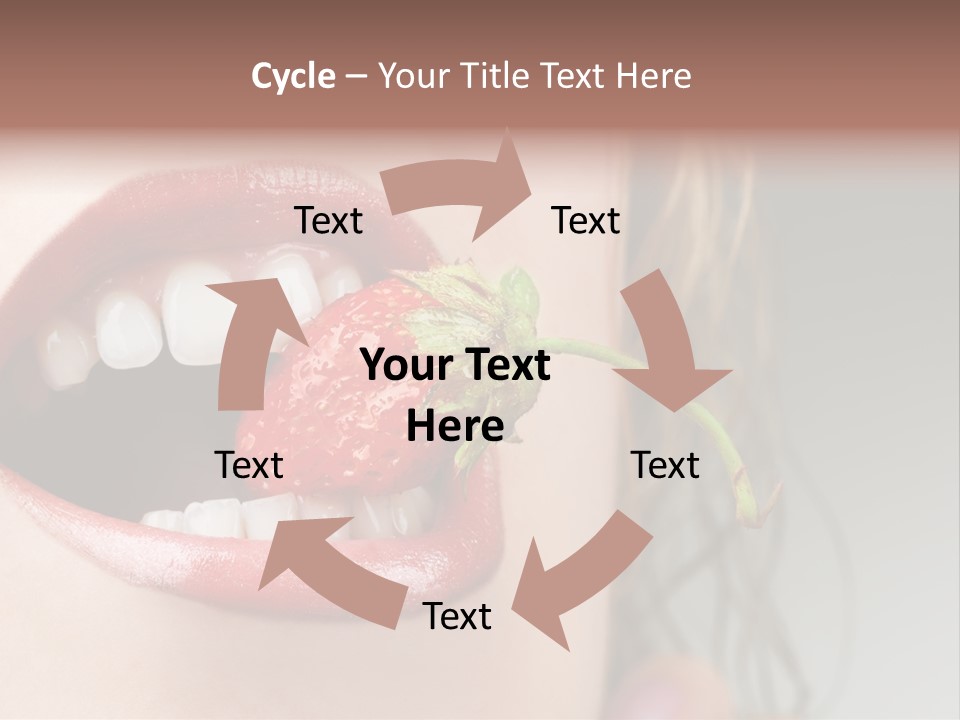 Eat Girl Food PowerPoint Template