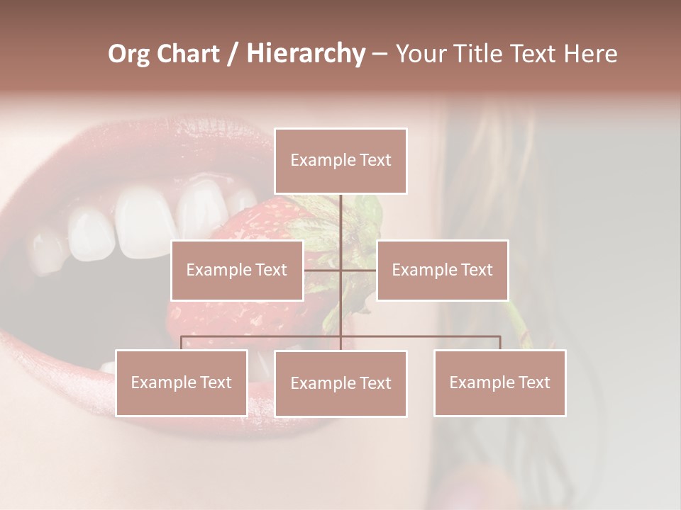 Eat Girl Food PowerPoint Template