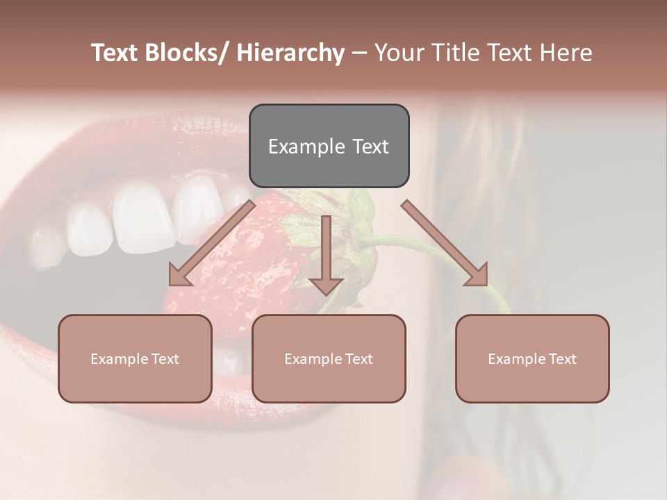Eat Girl Food PowerPoint Template