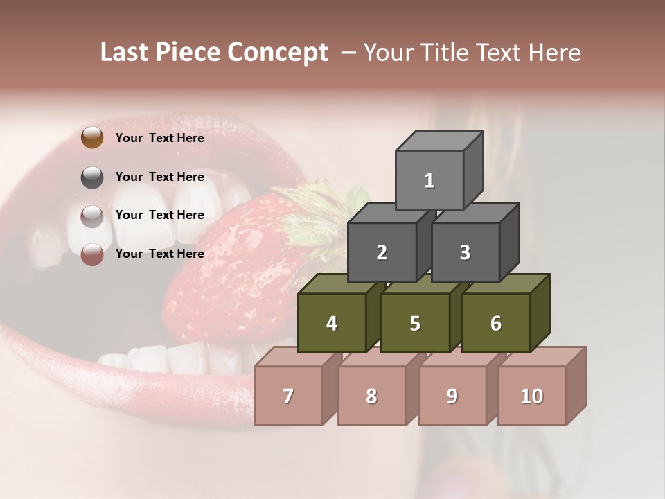 Eat Girl Food PowerPoint Template