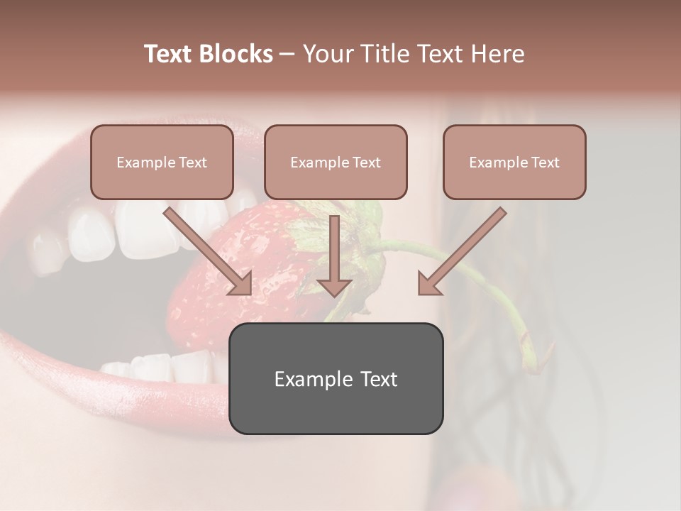 Eat Girl Food PowerPoint Template