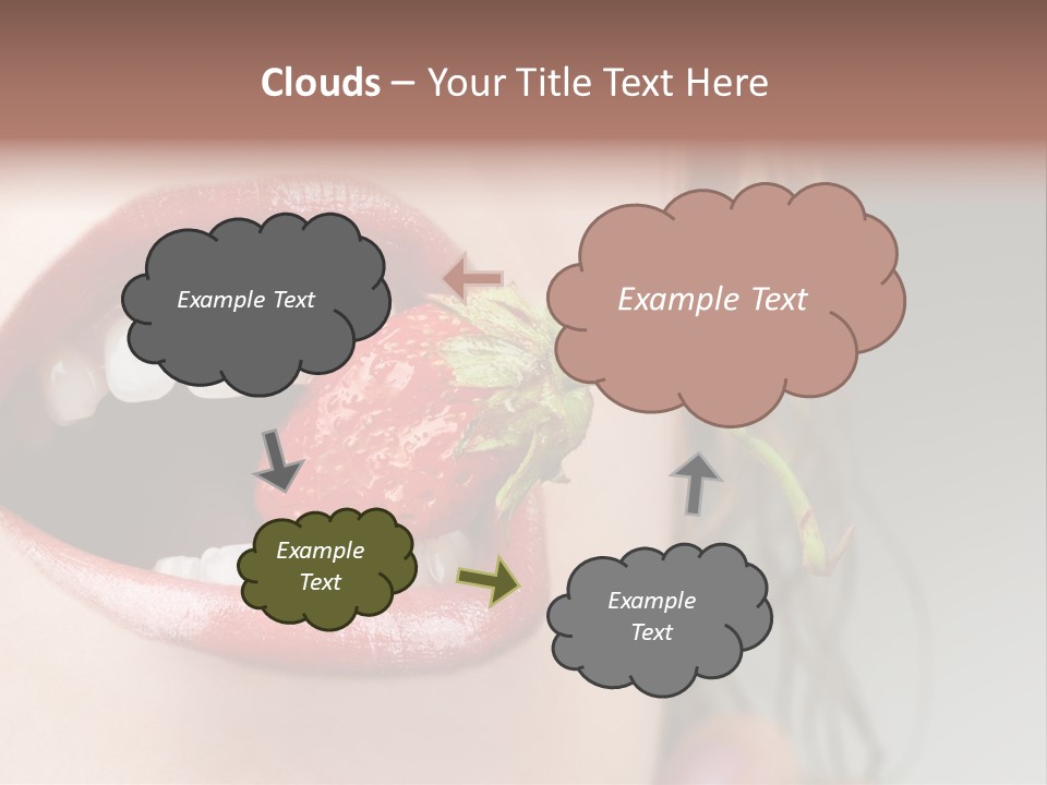 Eat Girl Food PowerPoint Template