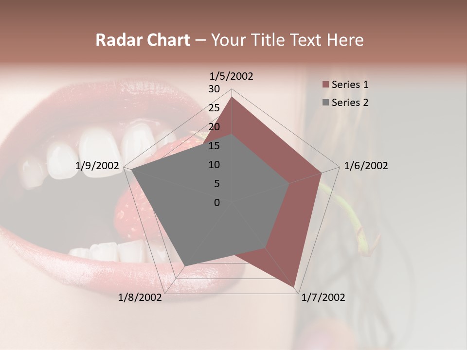 Eat Girl Food PowerPoint Template