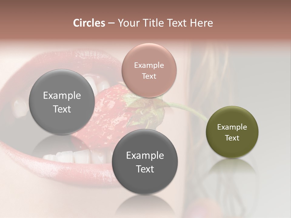 Eat Girl Food PowerPoint Template