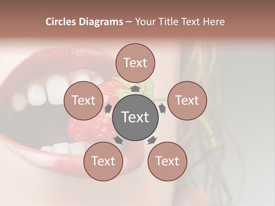 Eat Girl Food PowerPoint Template