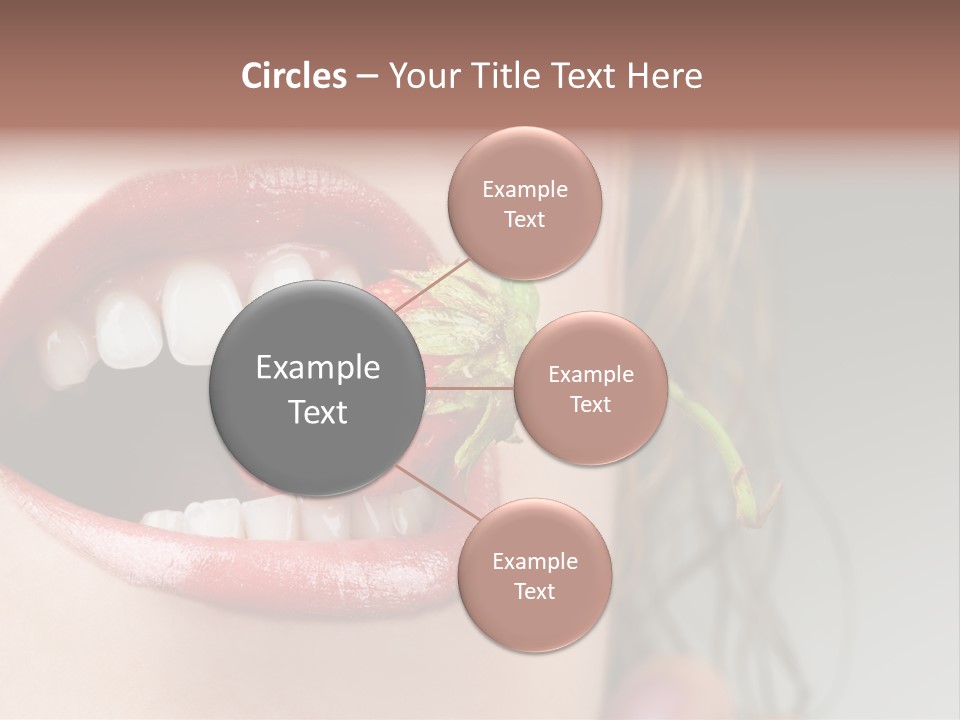 Eat Girl Food PowerPoint Template