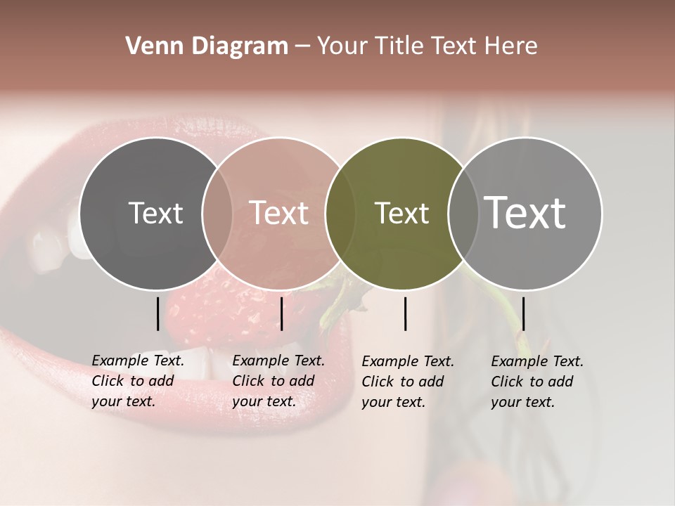 Eat Girl Food PowerPoint Template