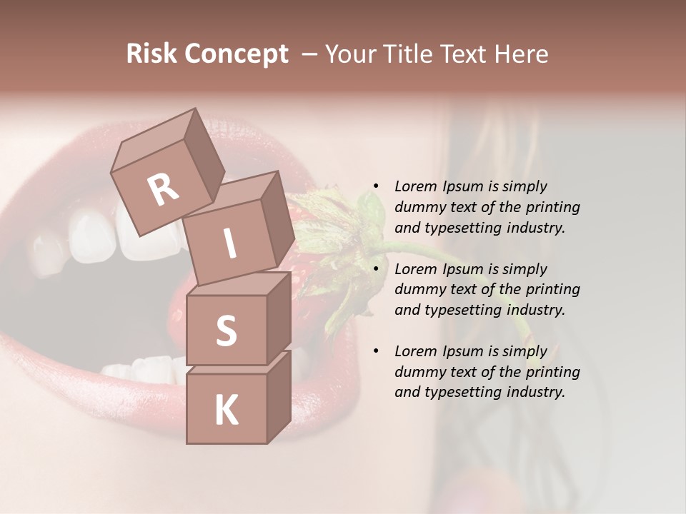 Eat Girl Food PowerPoint Template