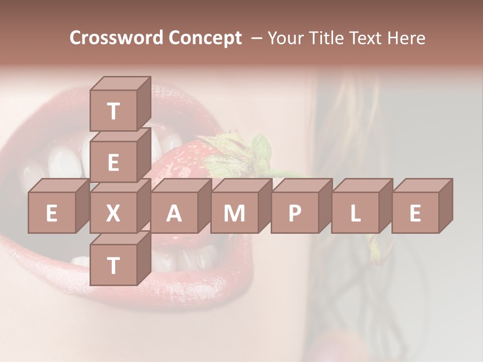 Eat Girl Food PowerPoint Template