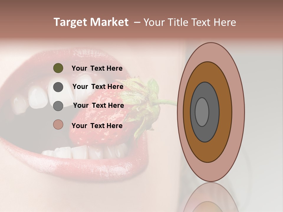 Eat Girl Food PowerPoint Template