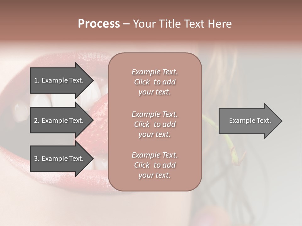 Eat Girl Food PowerPoint Template