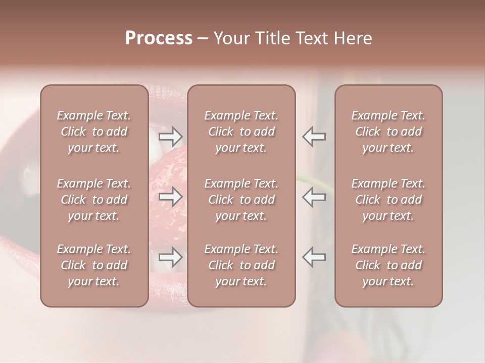 Eat Girl Food PowerPoint Template