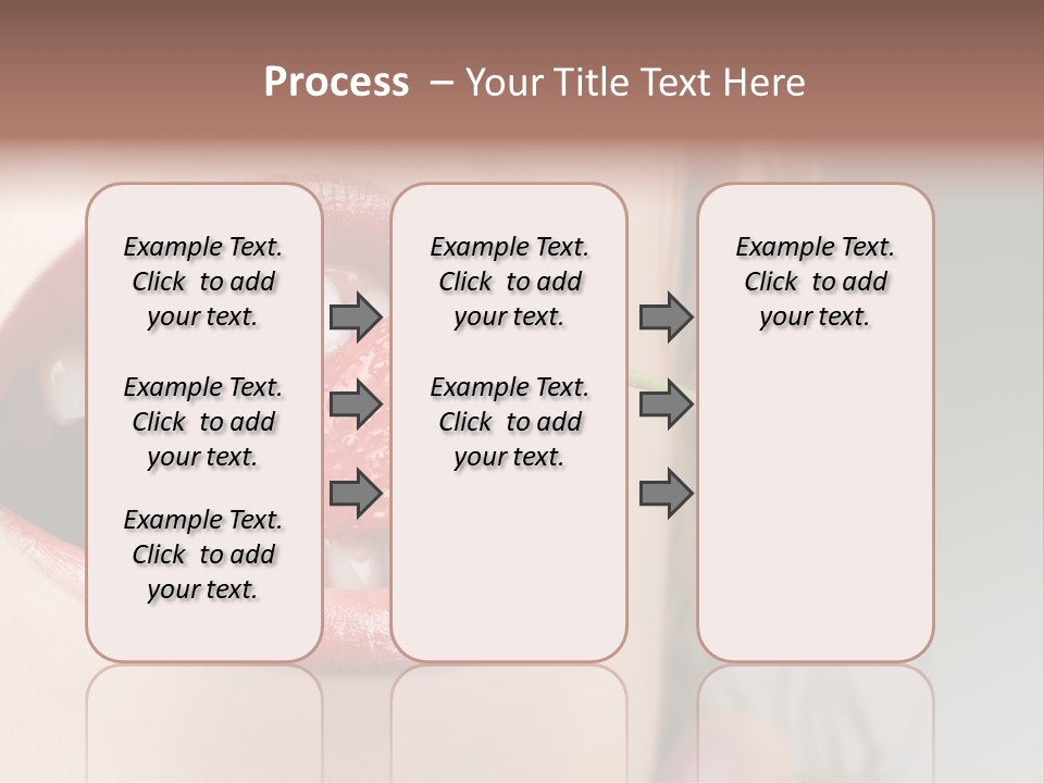 Eat Girl Food PowerPoint Template