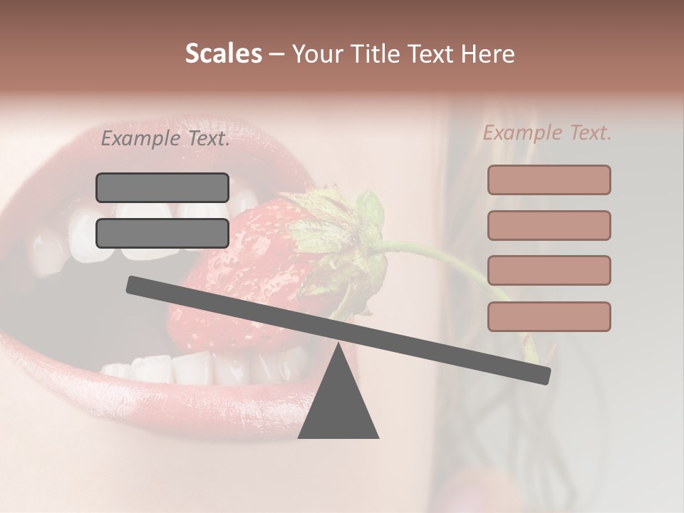 Eat Girl Food PowerPoint Template