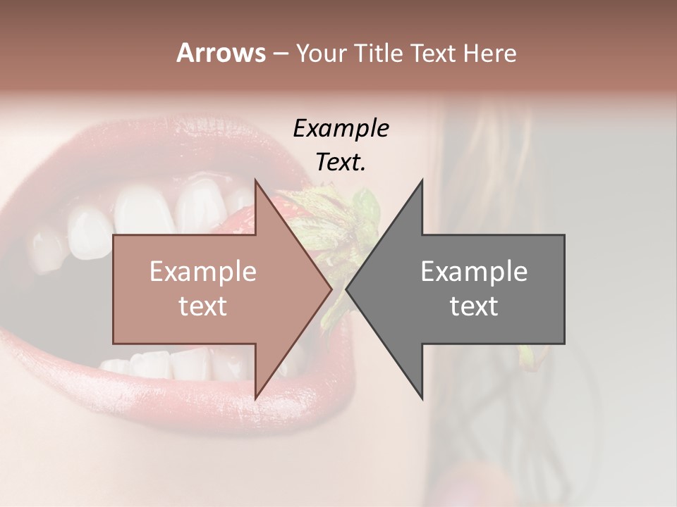 Eat Girl Food PowerPoint Template