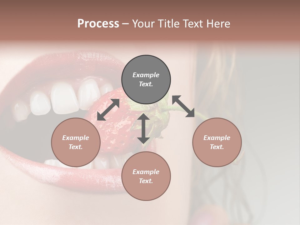 Eat Girl Food PowerPoint Template