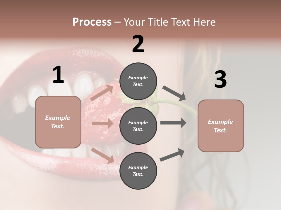 Eat Girl Food PowerPoint Template