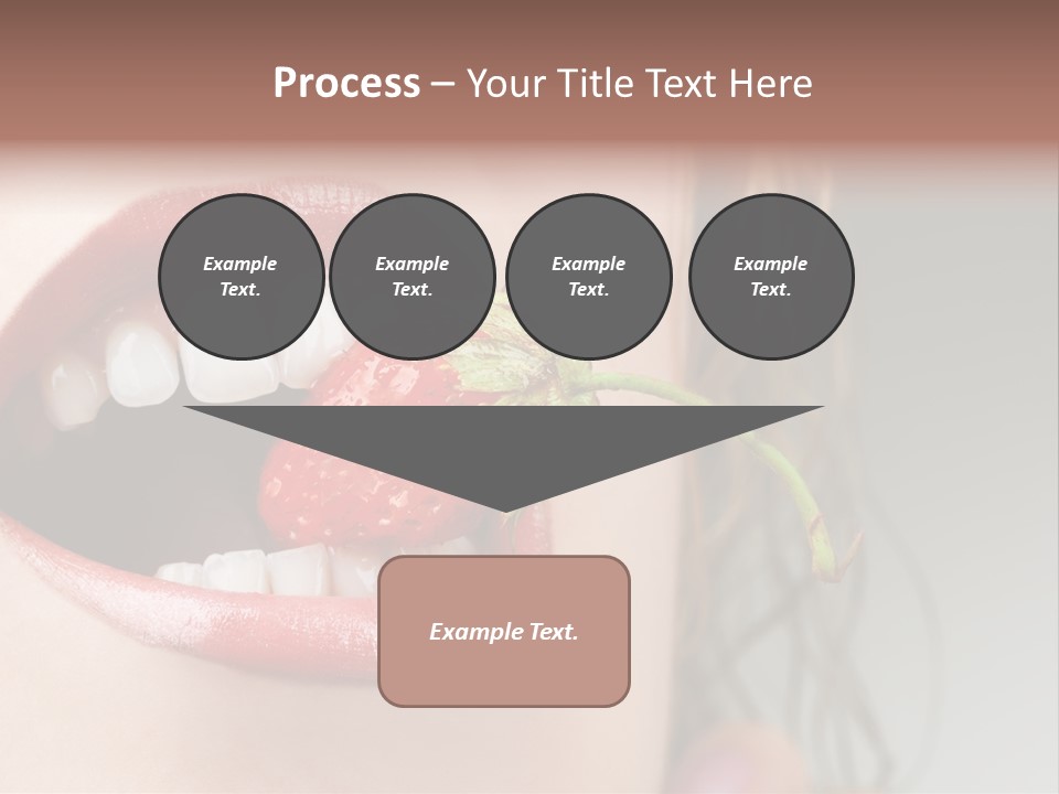 Eat Girl Food PowerPoint Template