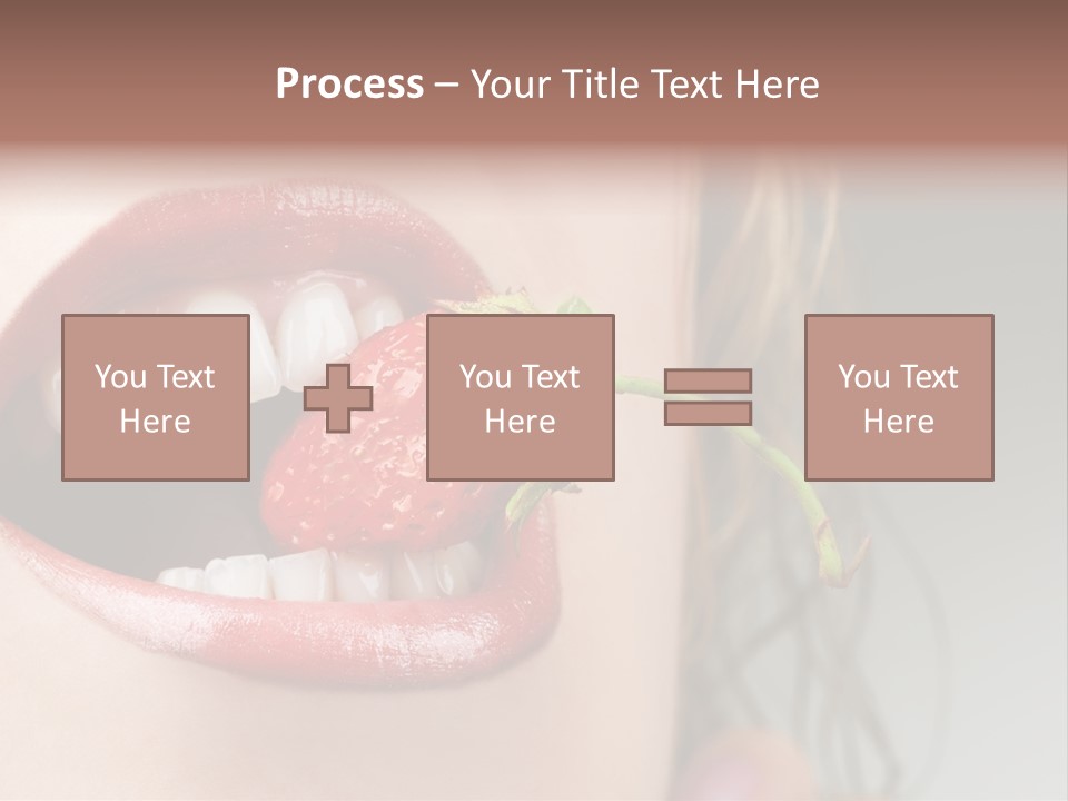 Eat Girl Food PowerPoint Template