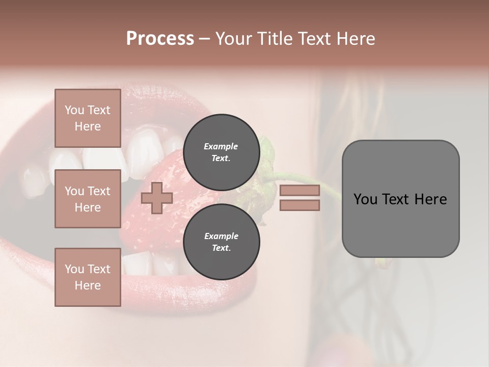Eat Girl Food PowerPoint Template