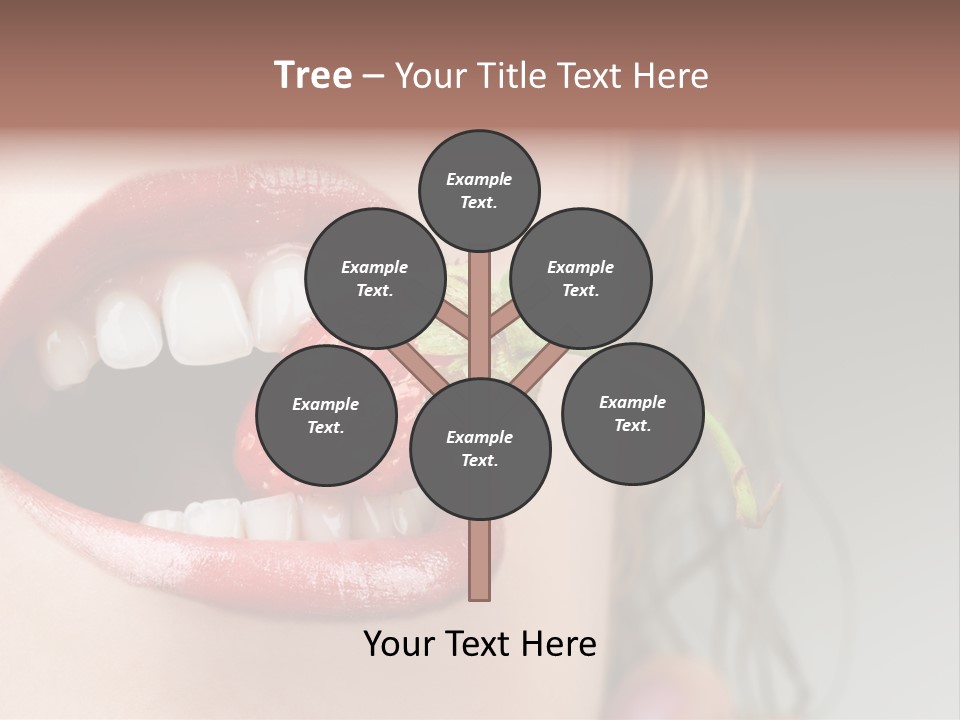 Eat Girl Food PowerPoint Template