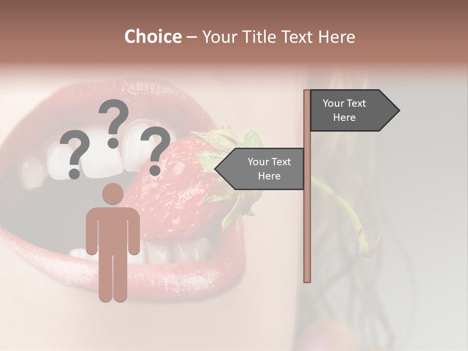 Eat Girl Food PowerPoint Template
