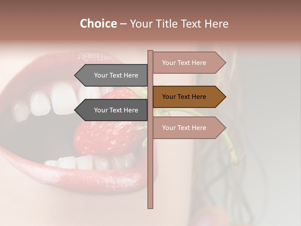 Eat Girl Food PowerPoint Template