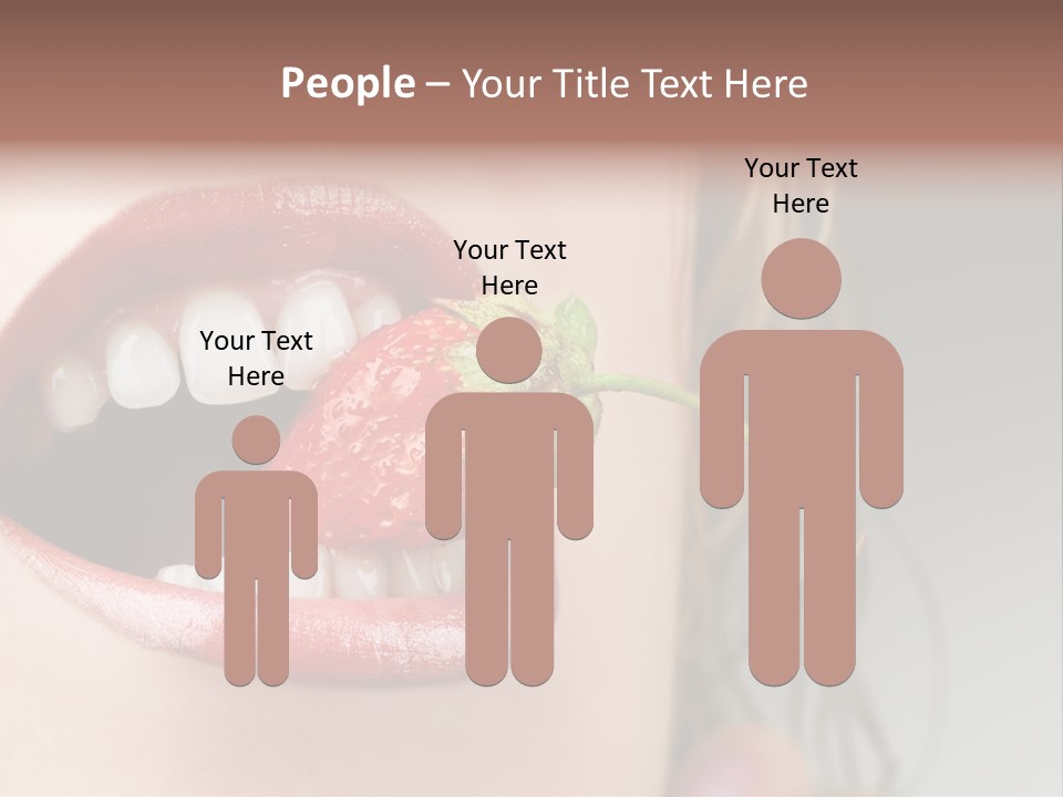 Eat Girl Food PowerPoint Template