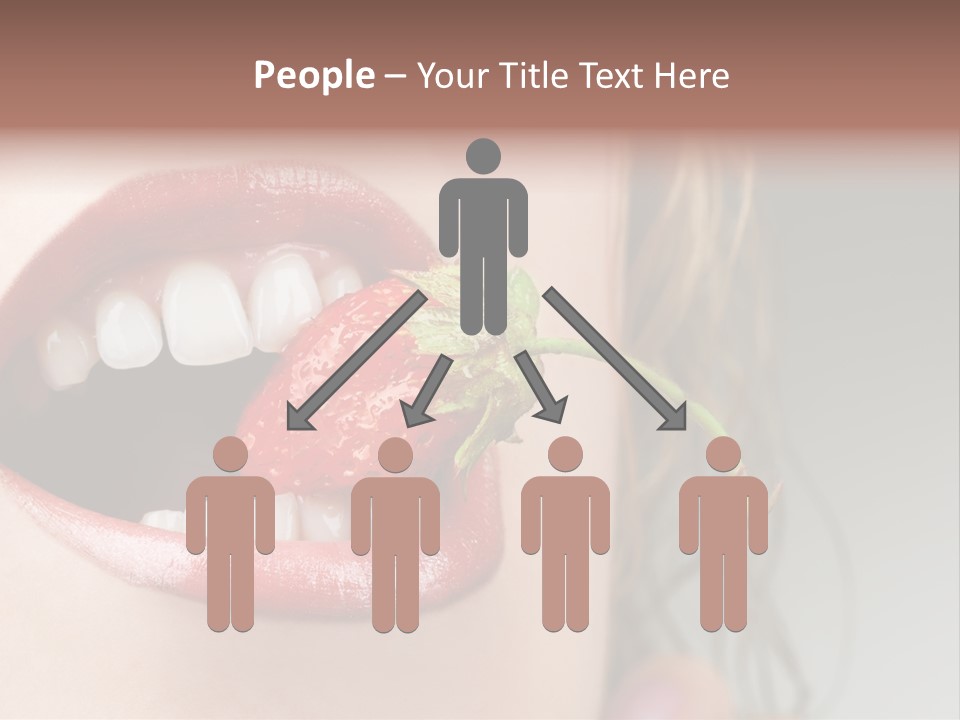 Eat Girl Food PowerPoint Template