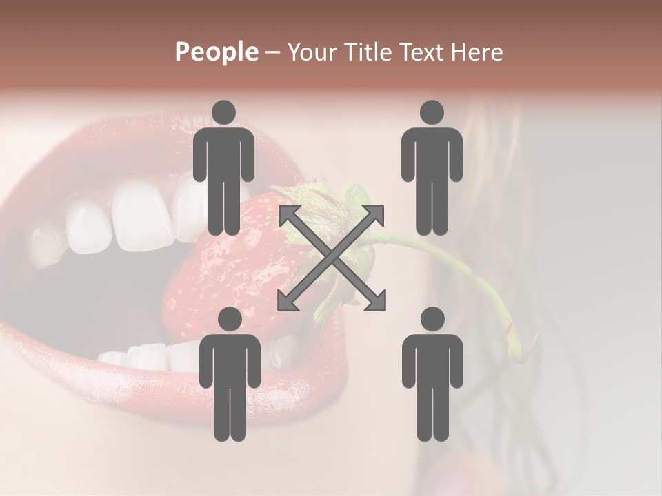 Eat Girl Food PowerPoint Template