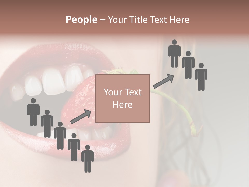 Eat Girl Food PowerPoint Template