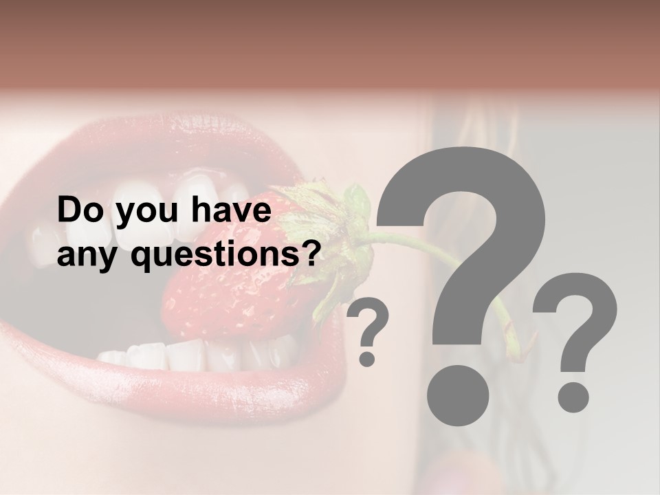 Eat Girl Food PowerPoint Template