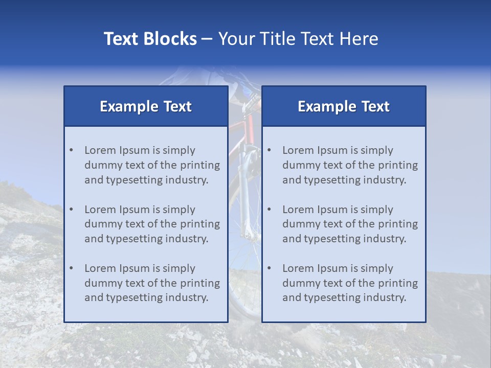 Mountain Biking PowerPoint Template