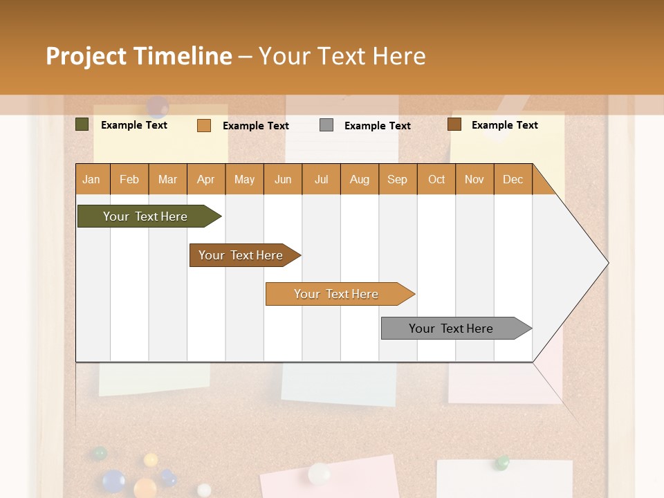 Cork Noticeboard PowerPoint Template
