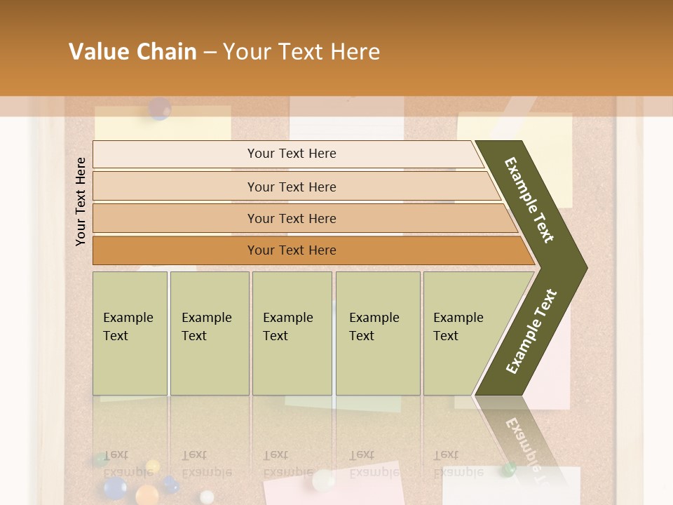 Cork Noticeboard PowerPoint Template