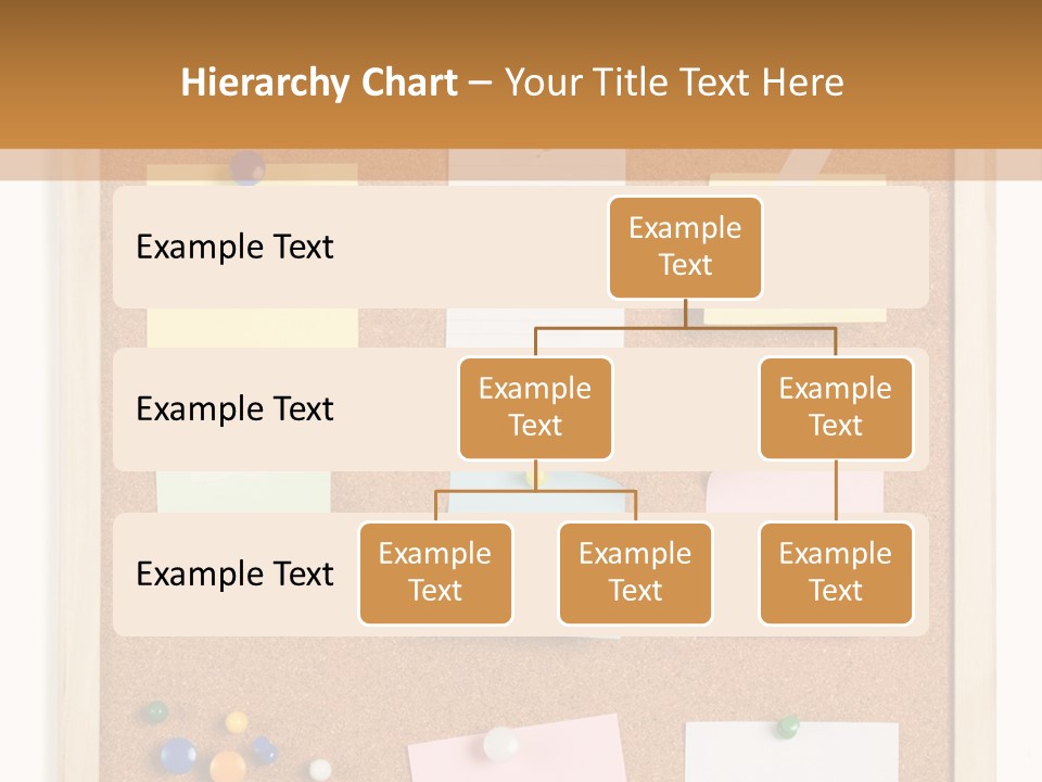 Cork Noticeboard PowerPoint Template